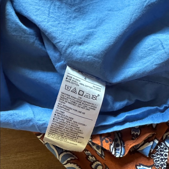 Size 6 Janie and Jack lined cotton floral dress - Picture 6 of 9